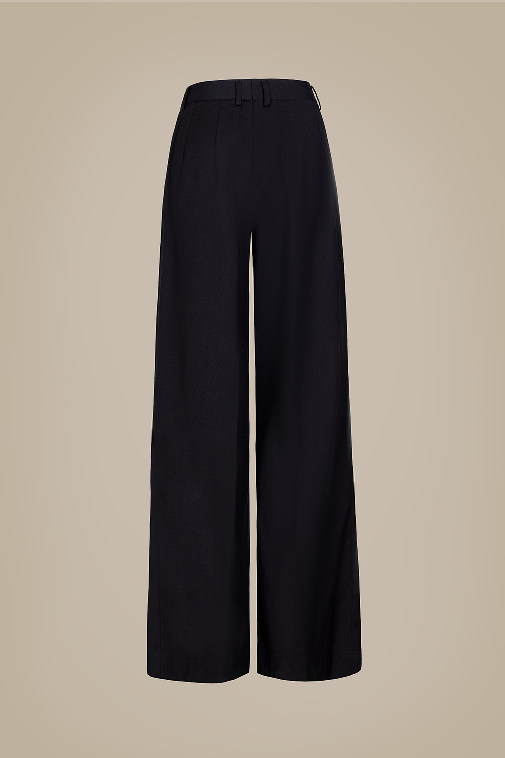 Quần tây công sở nữ ống suông màu đen