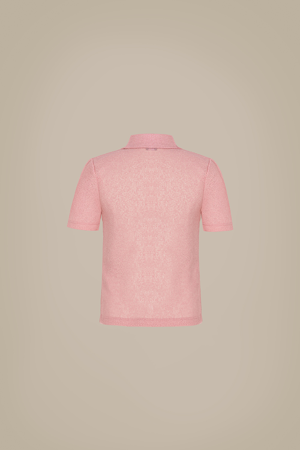 Áo thun polo nữ màu hồng