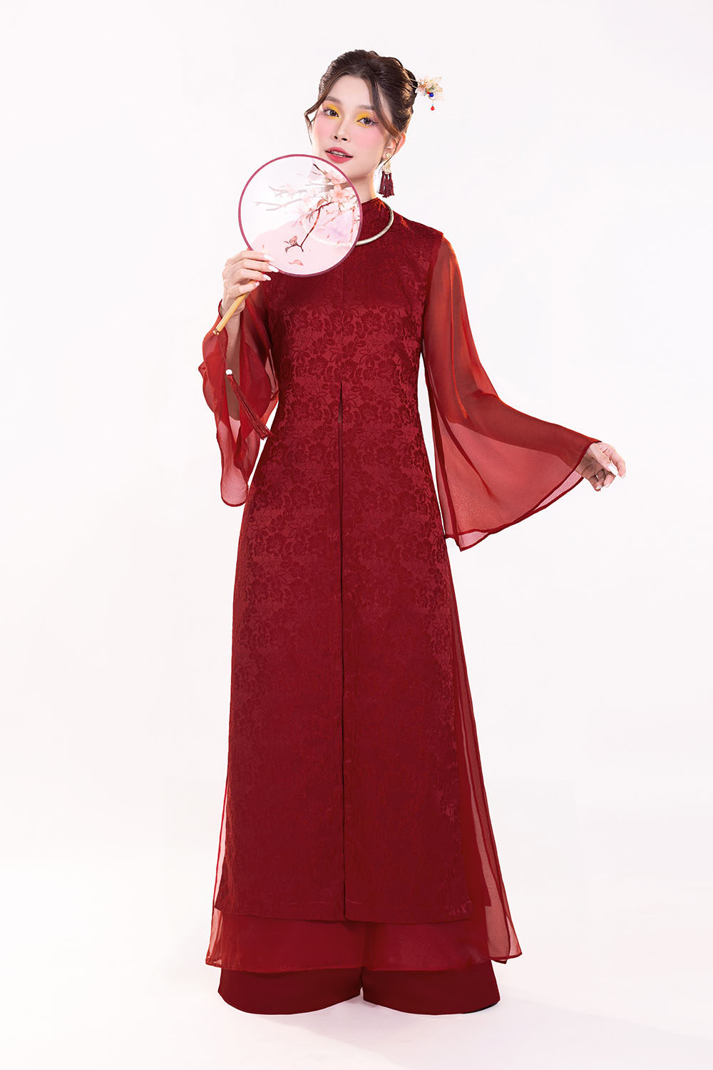 Áo dài cưới cô dâu Như Ý HL29-37