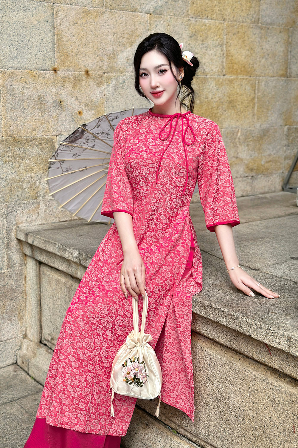 Áo dài Hồng Phúc