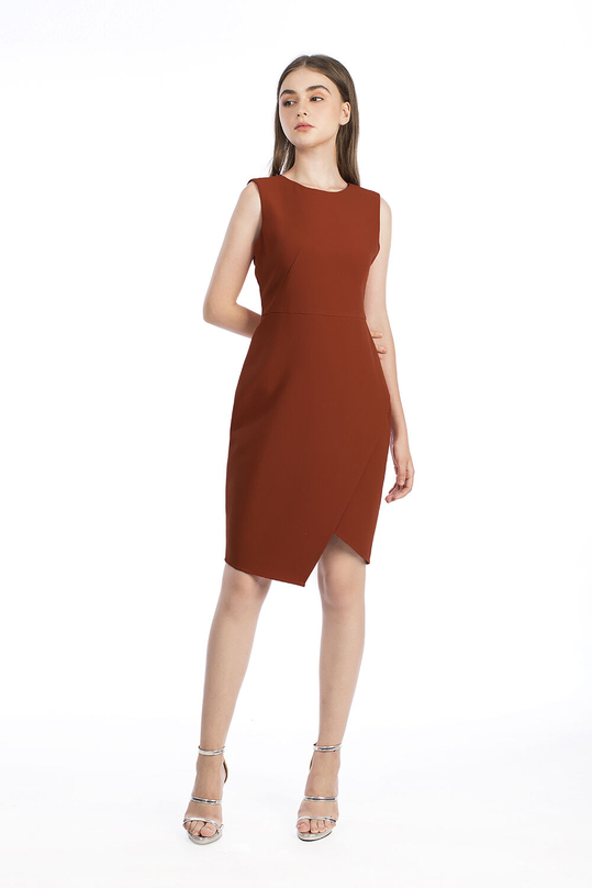 Đầm ôm sát nách tùng đắp chéo KK94-29