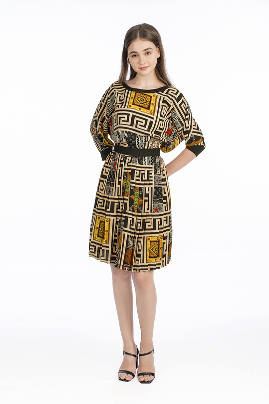 Áo kiểu họa tiết tay cánh dơi ASM04-27