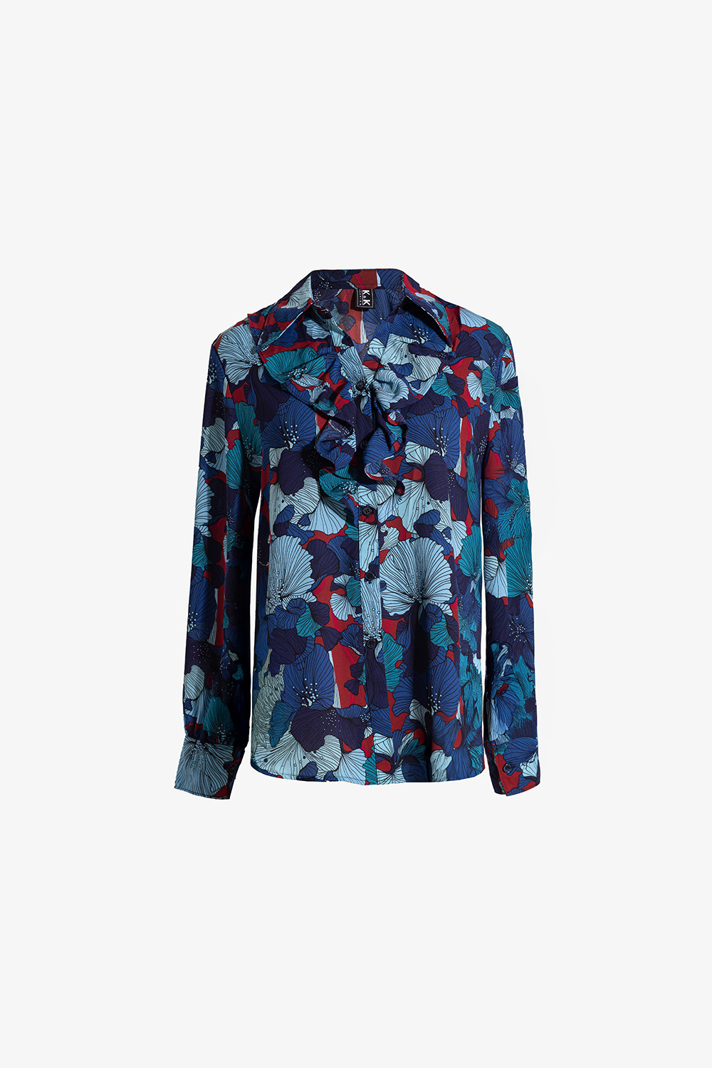 Áo sơ mi công sở họa tiết hoa