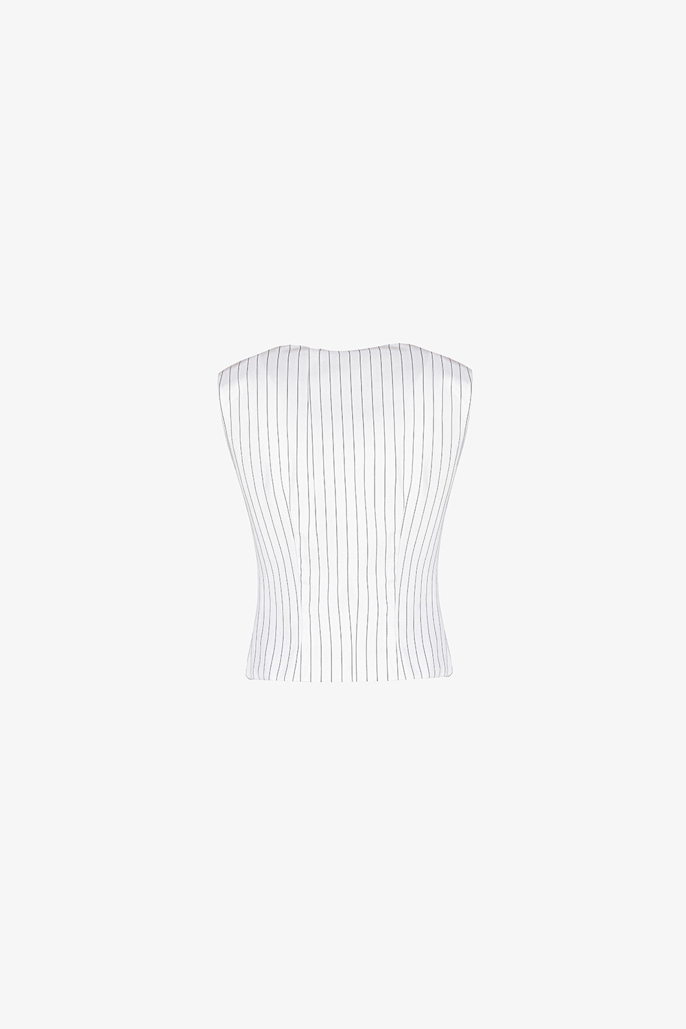 Áo kiểu công sở gile kẻ sọc