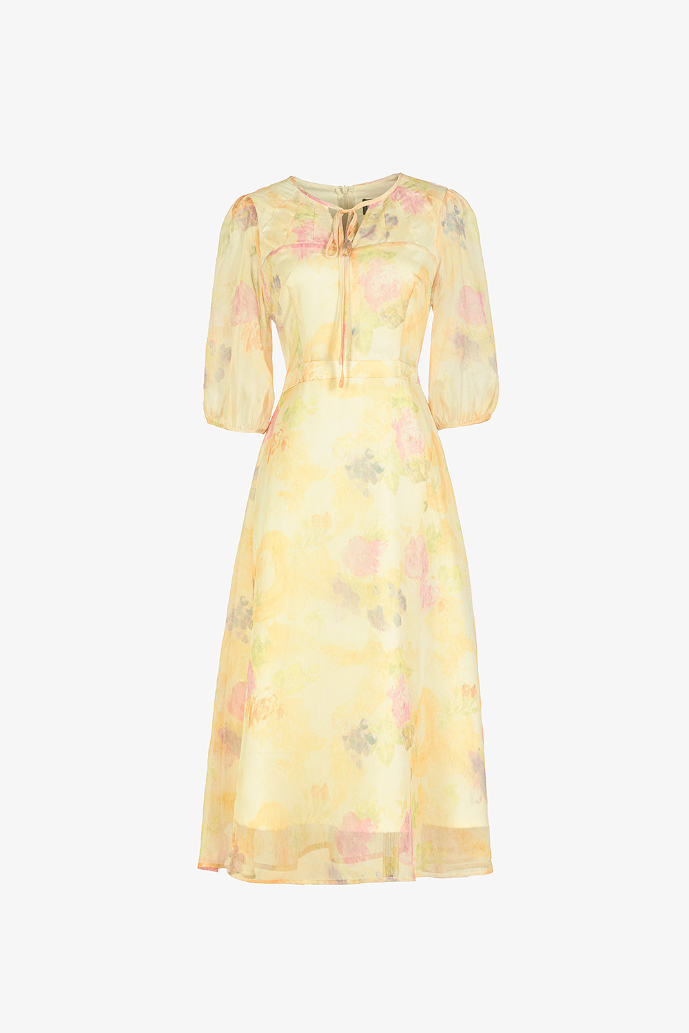 Đầm voan nhiều màu dáng dài tay lỡ