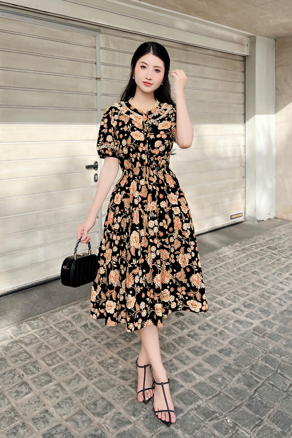Váy hoa đi biển xinh xắn