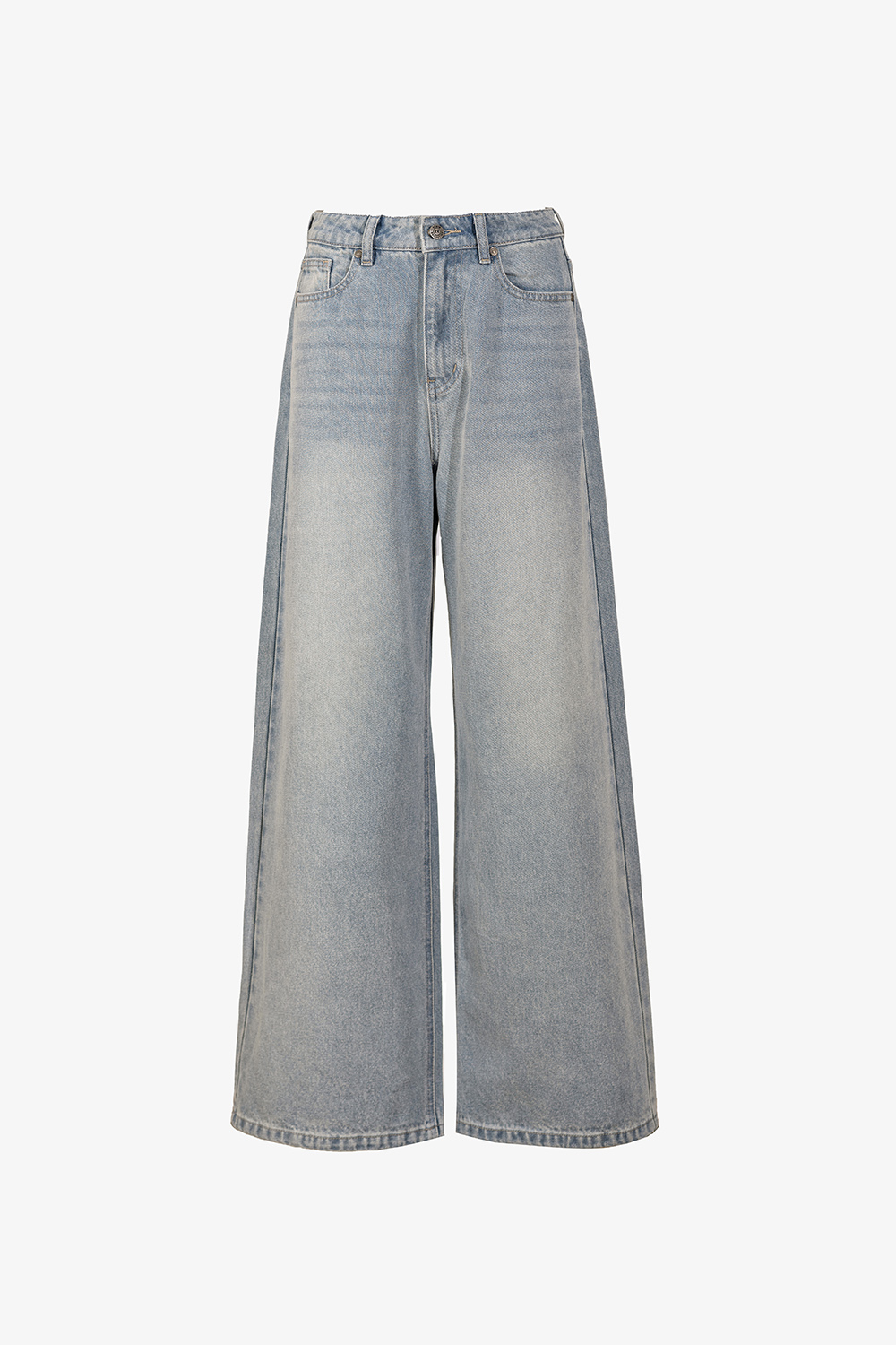 Quần jeans suông ống rộng