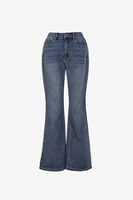 Quần jeans nữ ống loe cạp cao