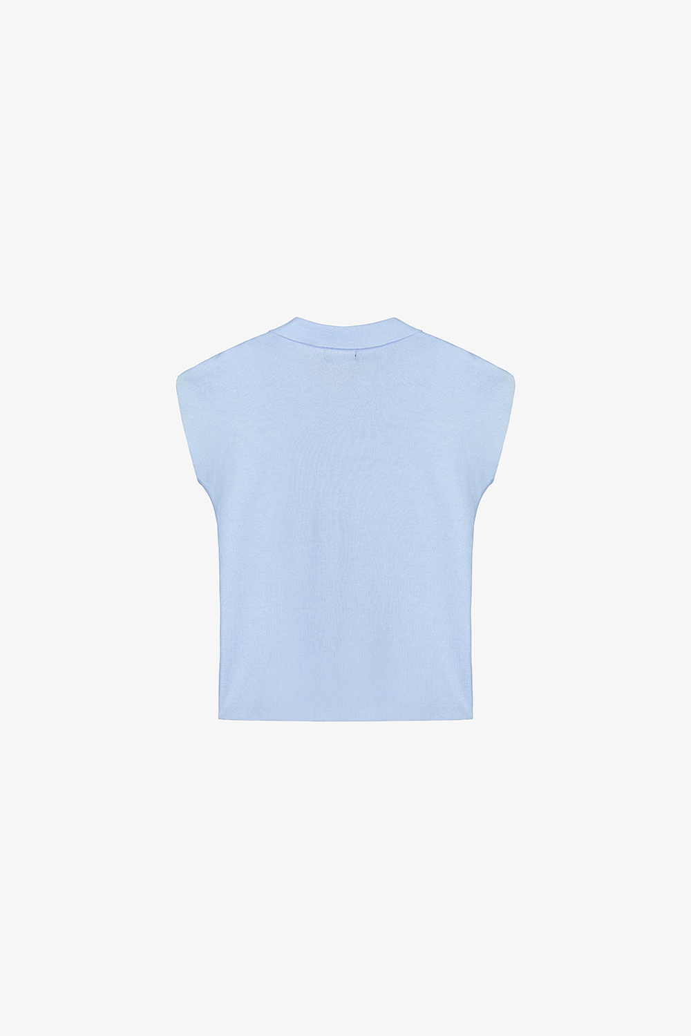 Áo len dệt kim tay hến màu xanh