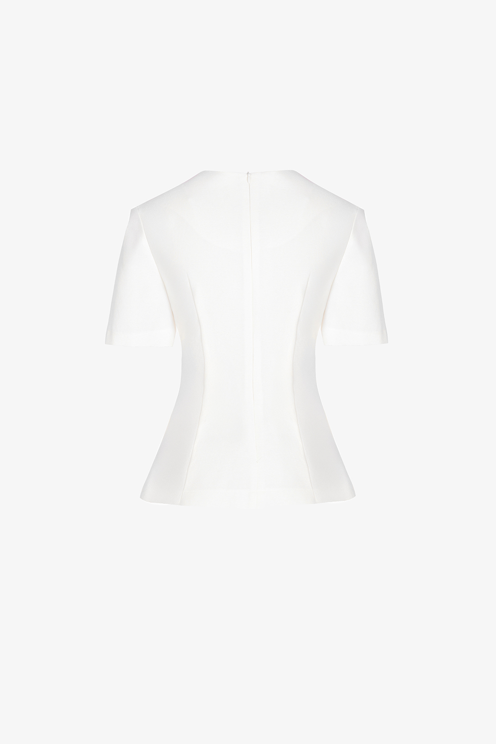 Áo trắng kiểu công sở phối túi