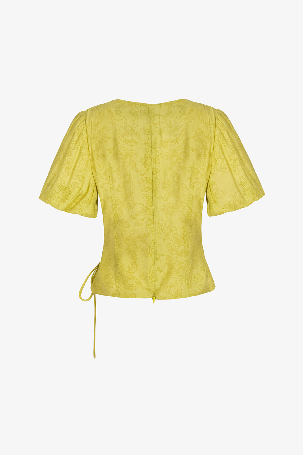 Áo kiểu cổ V đắp chéo tay bí