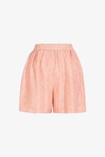 Quần short lưng thun màu hồng
