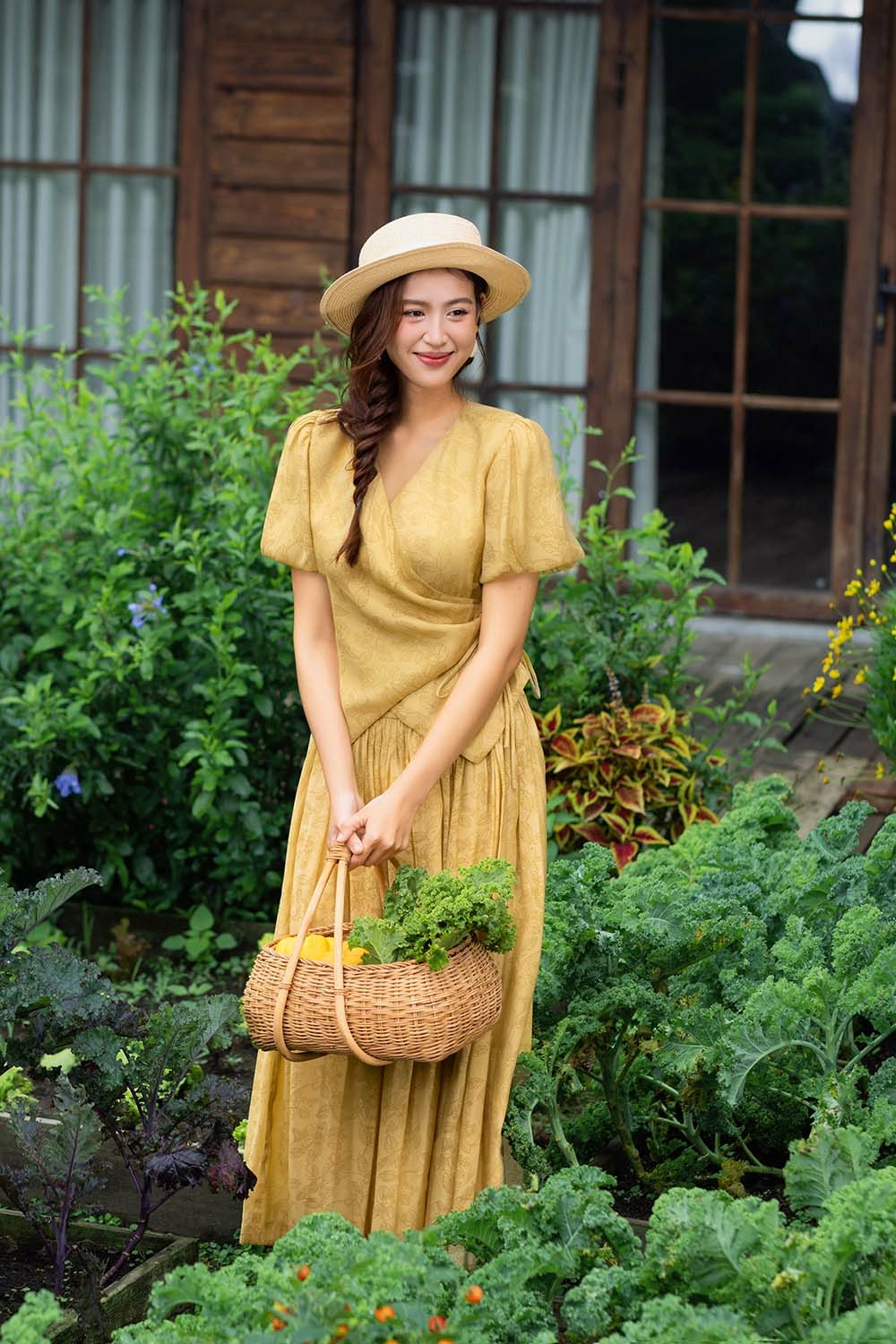 Áo kiểu nữ đắp chéo eo thắt nơ