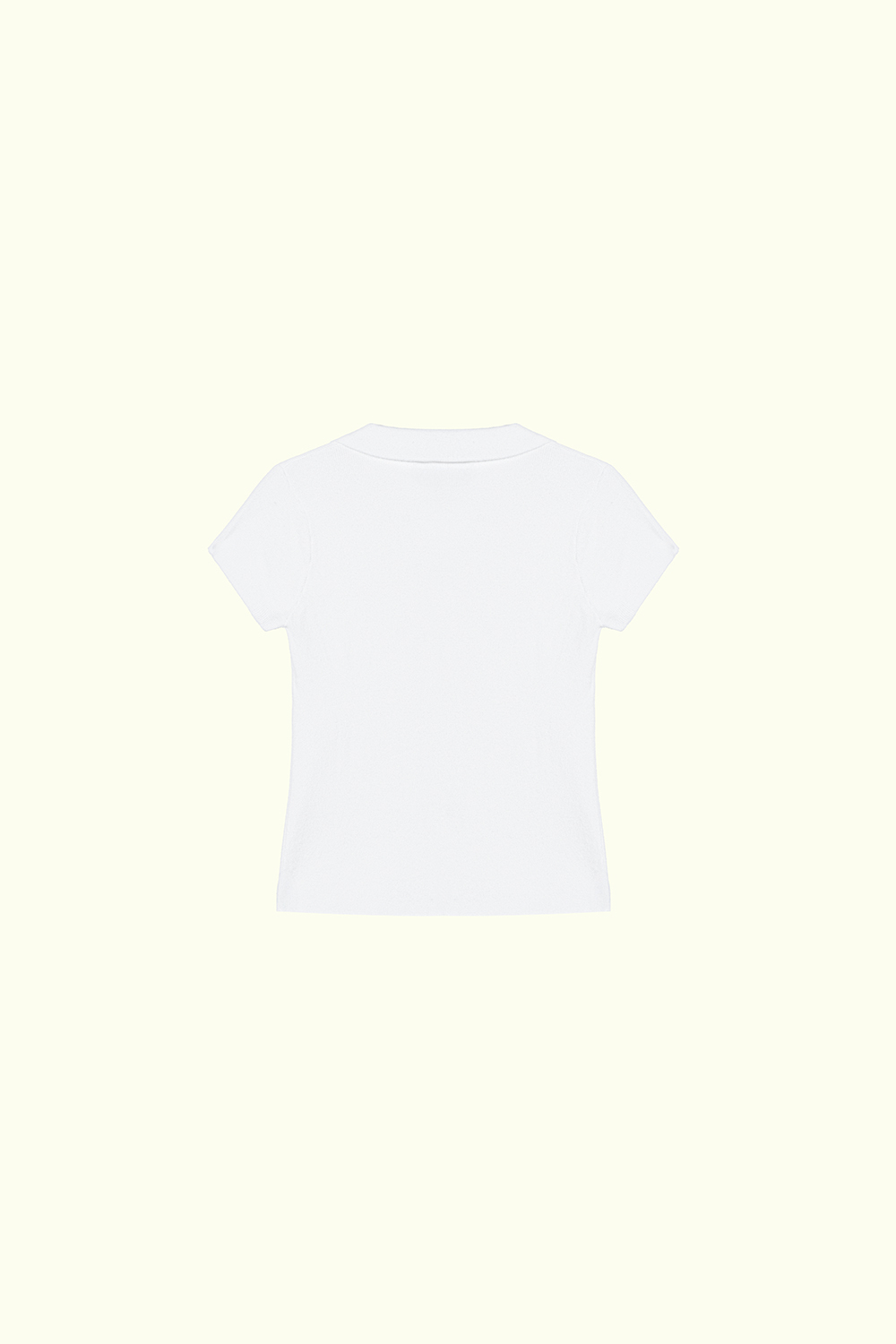 Áo len dệt kim tay chờm màu trắng