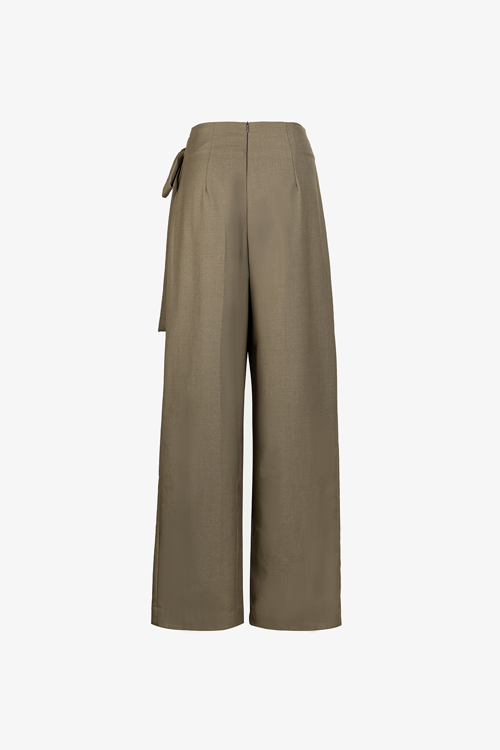 Quần công sở nữ ống suông thắt nơ