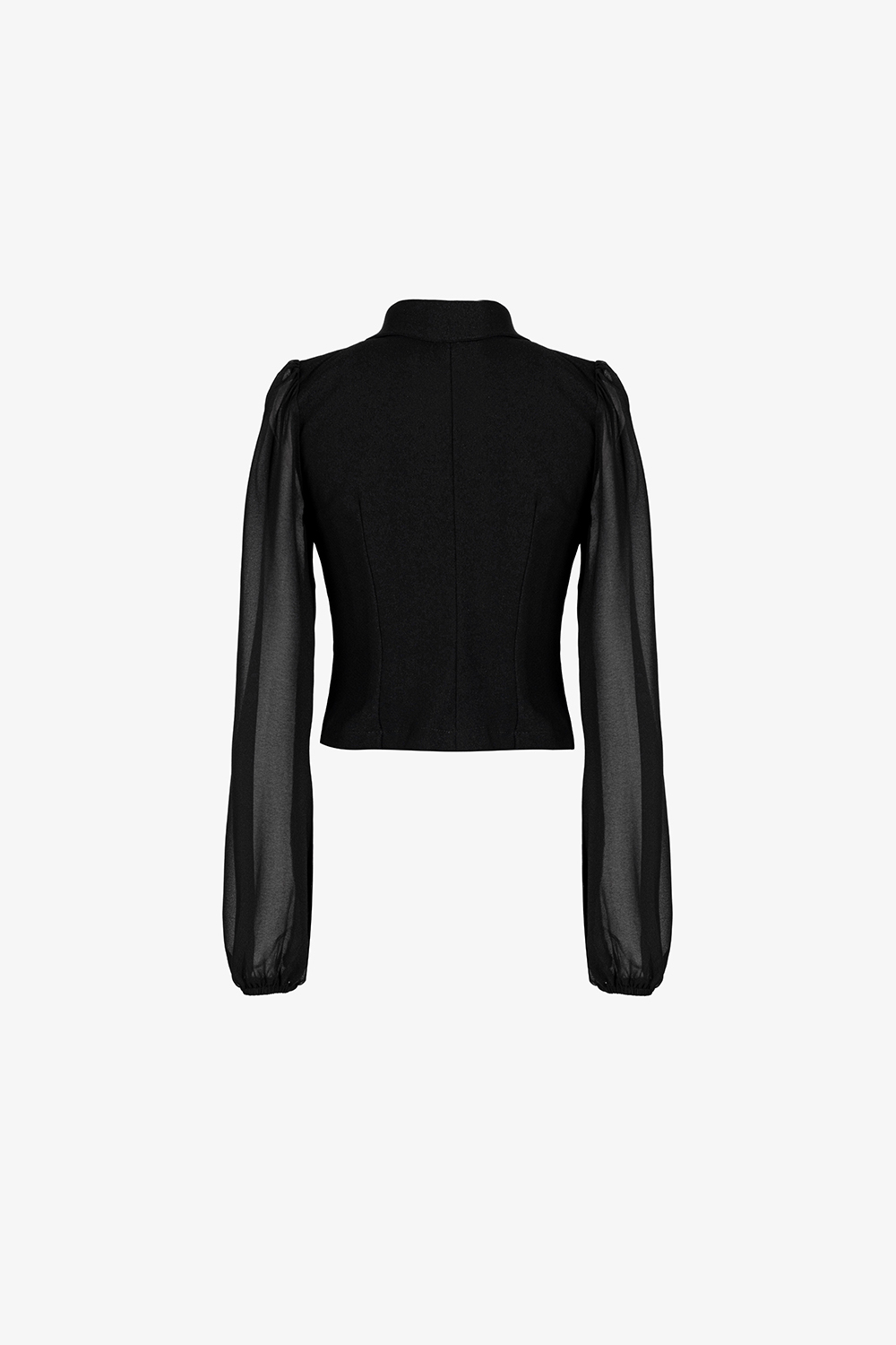 Áo sơ mi công sở tay dài màu đen