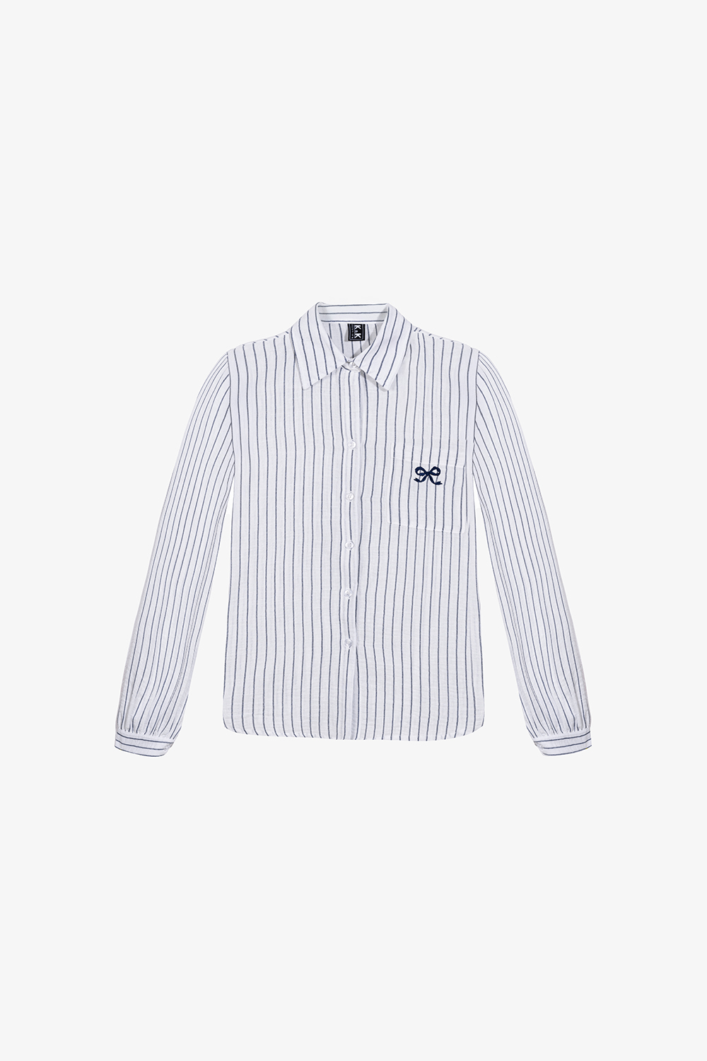 Áo sơ mi công sở kẻ sọc phối túi