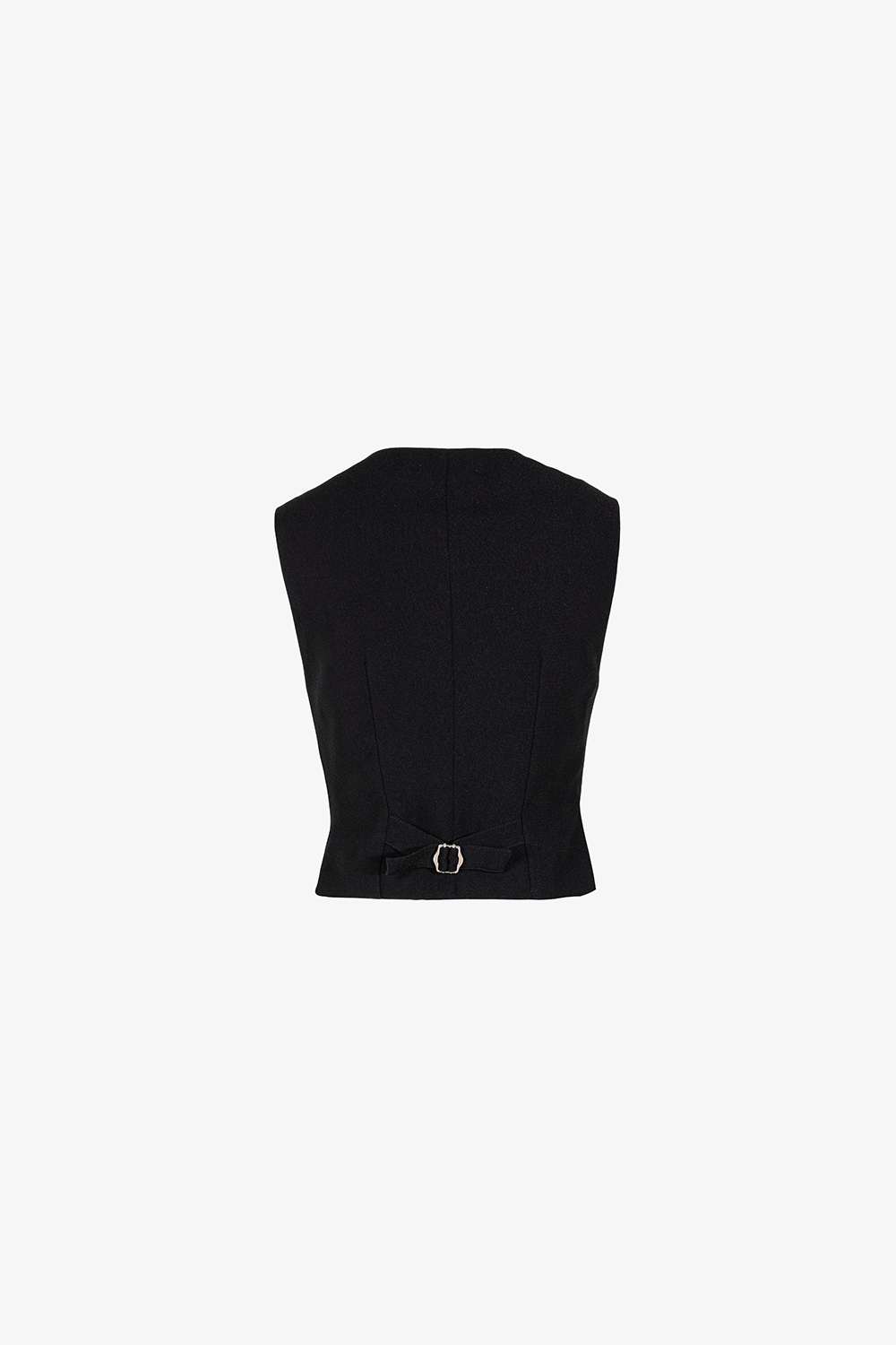 Áo gile nữ màu đen phối túi đắp