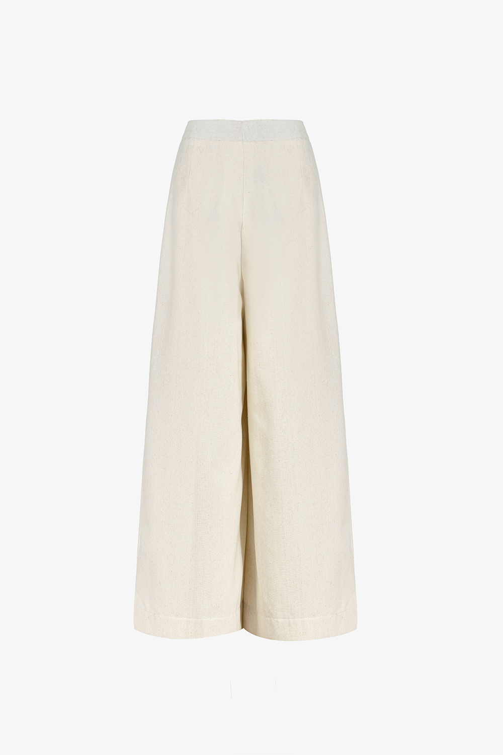 Quần ống suông nữ lưng cao cài cúc trước