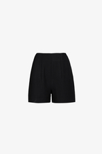 Quần short đen nữ lưng cao