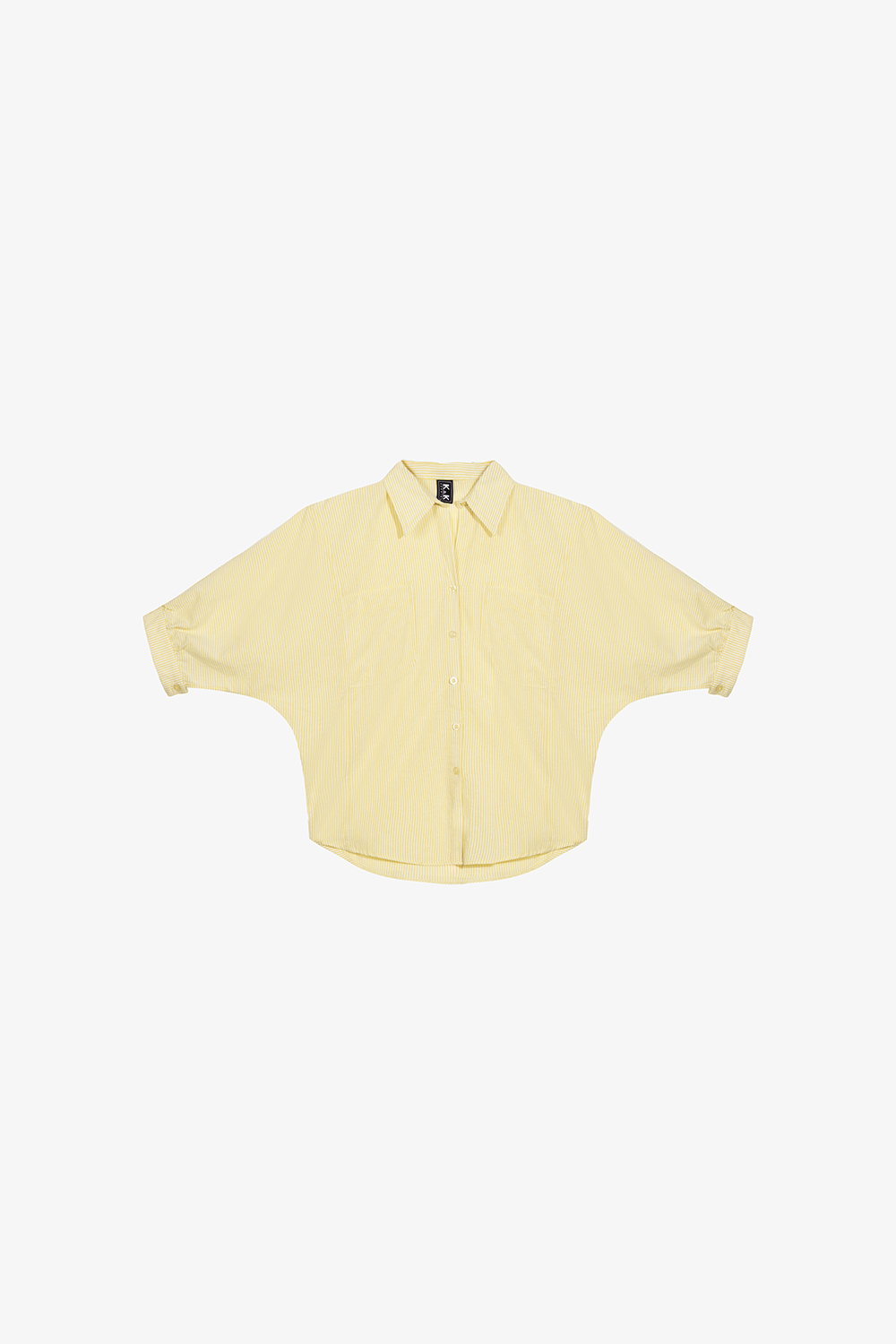 Áo sơ mi nữ công sở kẻ sọc vàng