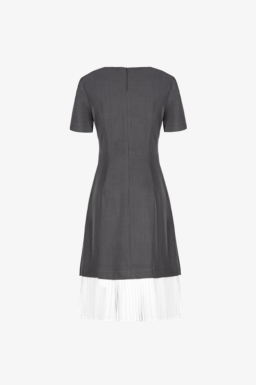 Đầm công sở dáng chữ A phối tùng váy xếp ly