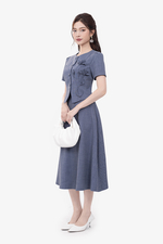 Chân váy công sở dáng chữ A xòe