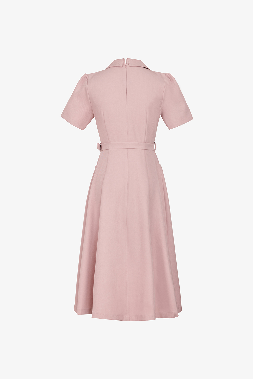 Đầm xòe công sở dáng dài kèm thắt lưng