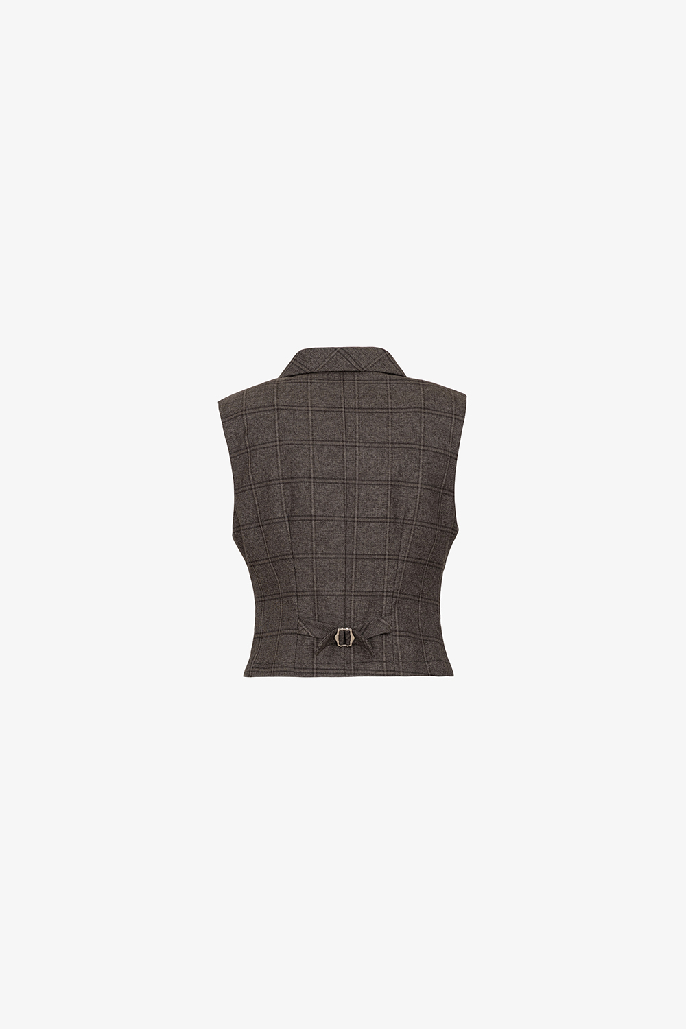 Áo kiểu gile nữ họa tiết caro