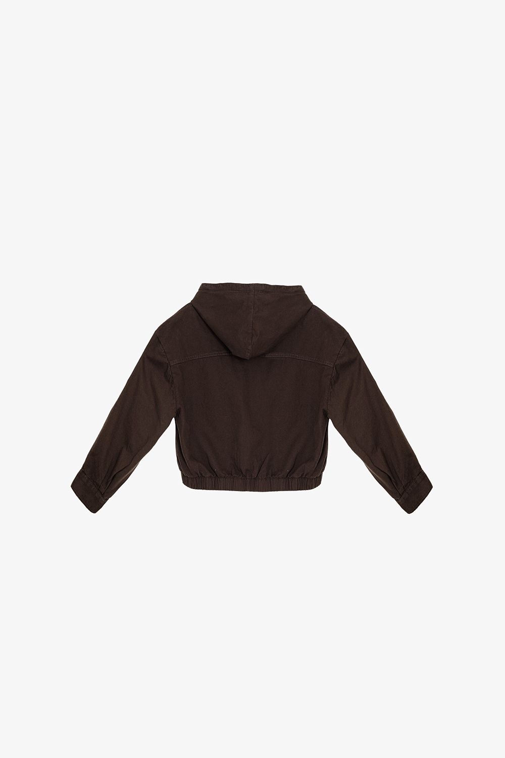 Áo khoác nữ ngắn khóa kéo có nón