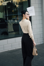 Áo sơ mi nữ công sở họa tiết kẻ sọc