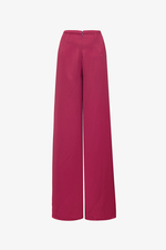 Quần lụa hồng đậm ống suông mặc áo dài