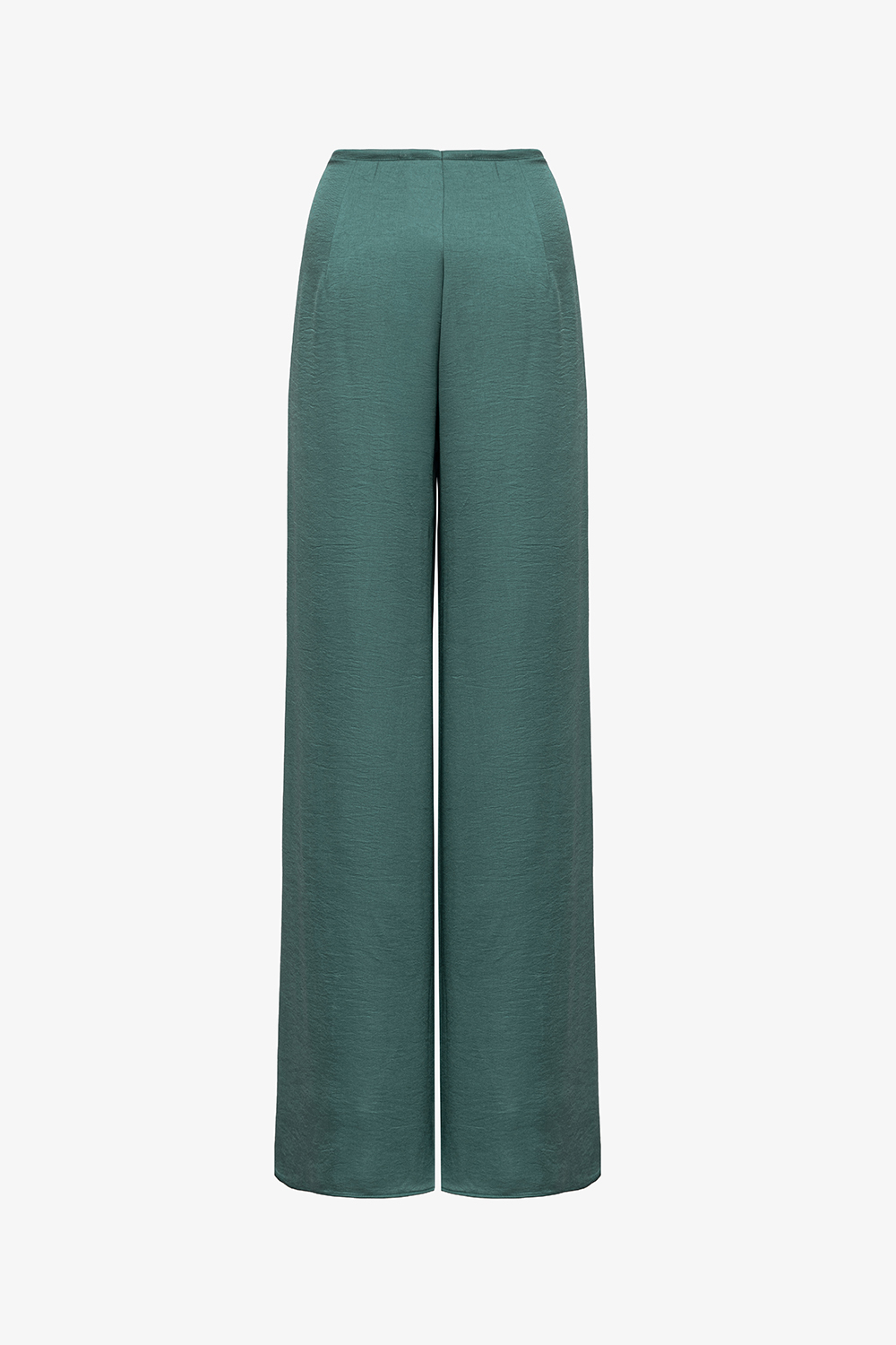 Quần lụa suông mặc áo dài màu xanh rêu