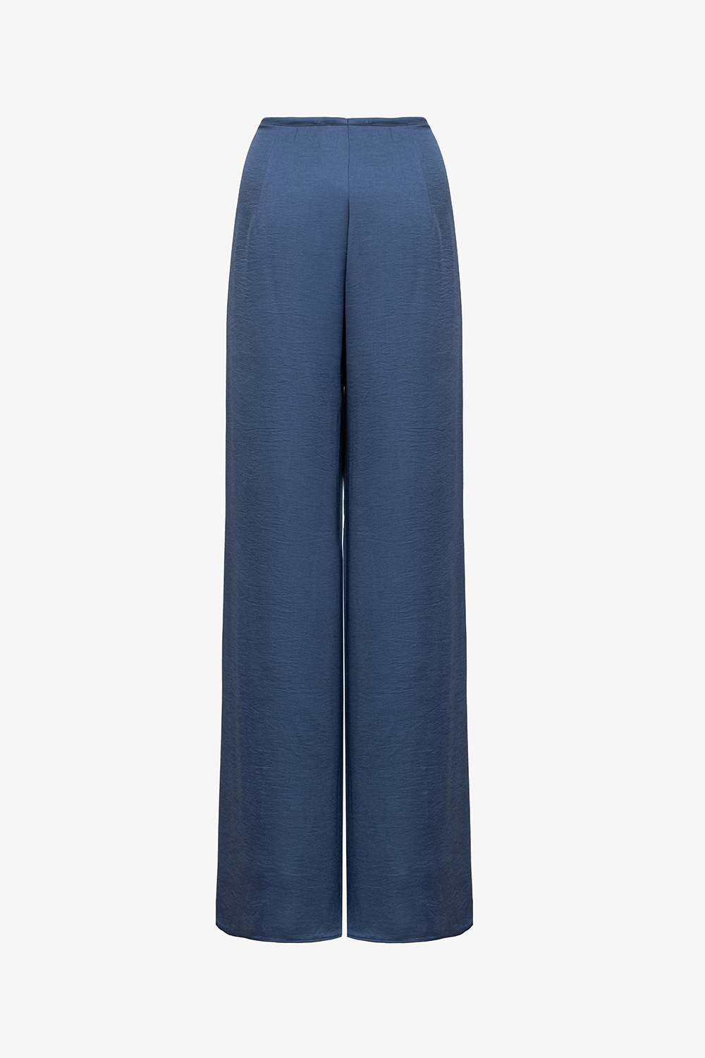 Quần lụa mặc áo dài dáng suông màu xanh than