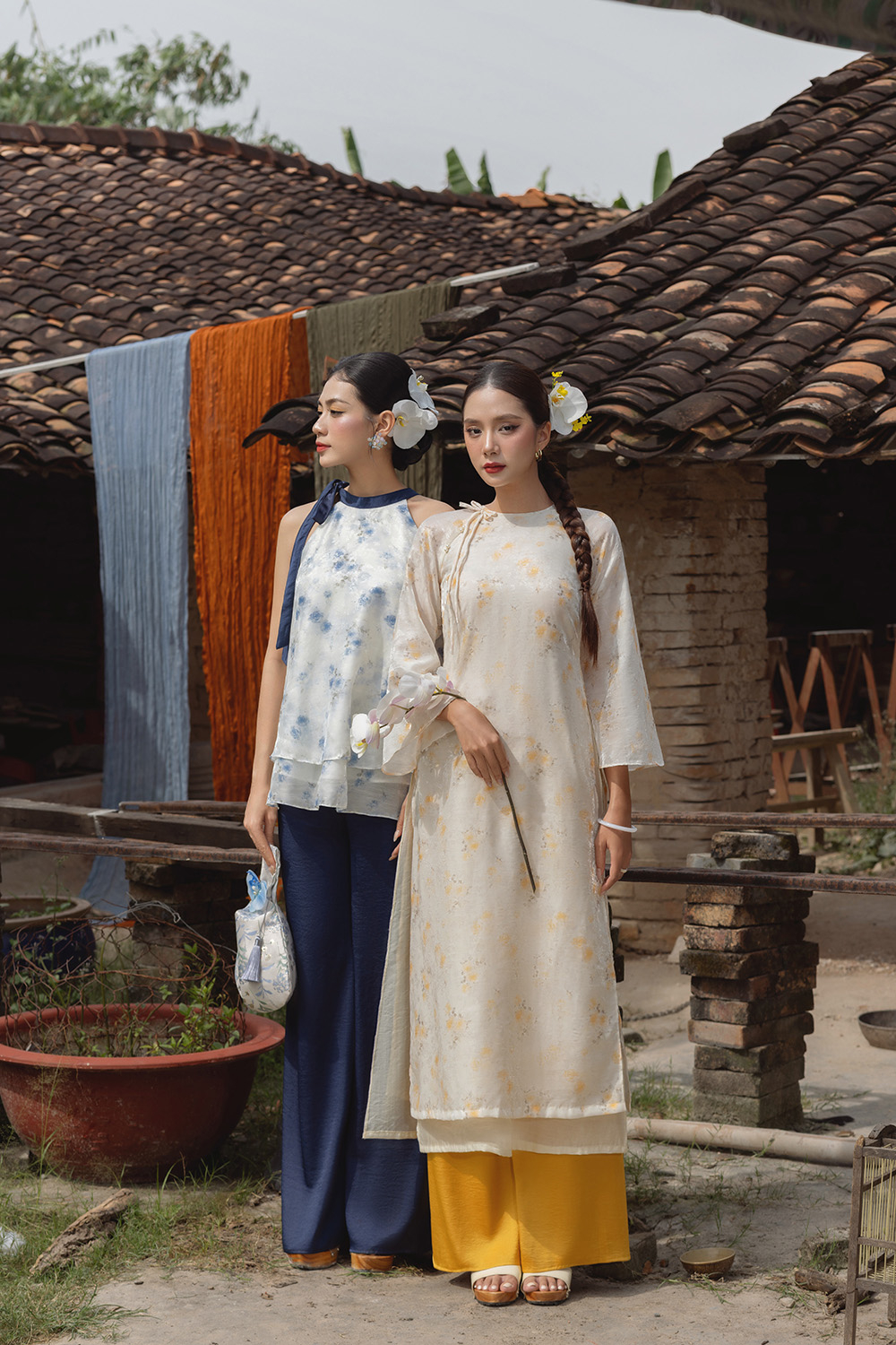 Áo dài mặc đẹp ngày tết