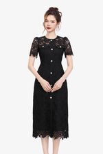 Đầm ren dự tiệc dáng ôm dài