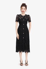 Đầm ren dự tiệc dáng ôm dài