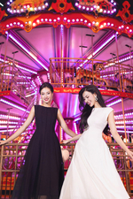 Đầm trắng dự tiệc dáng chữ A