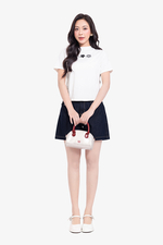 Quần short jean nữ lưng cao