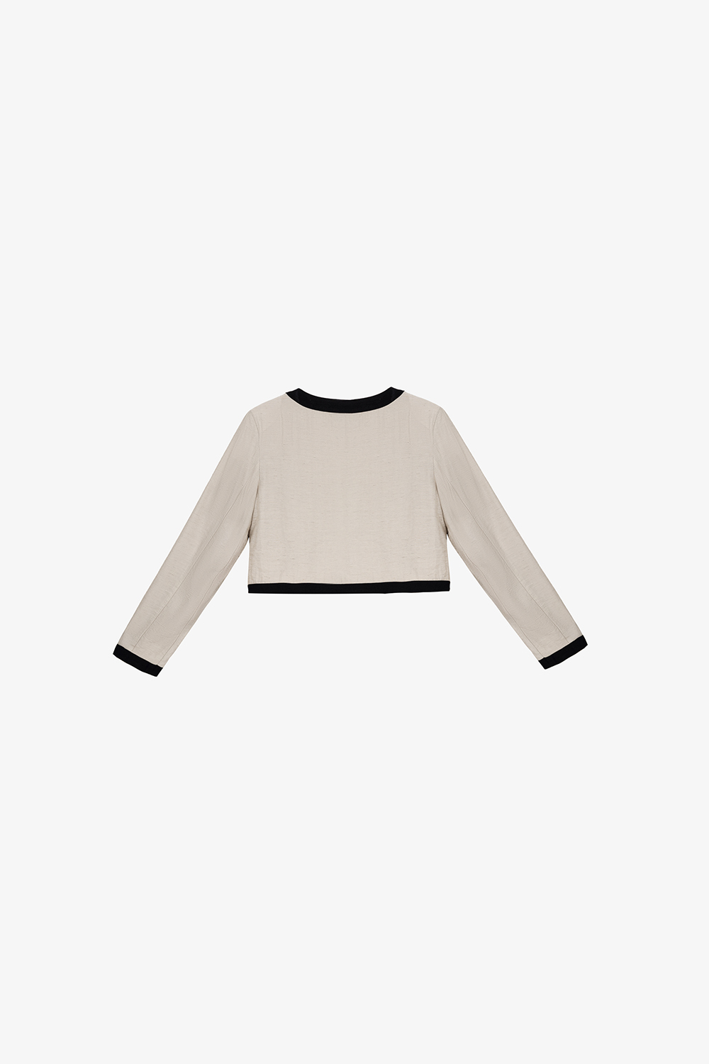 Áo khoác nữ dáng suông lửng tay dài