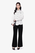 Áo sơ mi tay dài họa tiết kẻ sọc