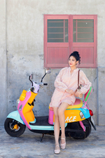 Quần đùi nữ ren màu hồng