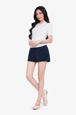 Quần shorts nữ màu xanh đen