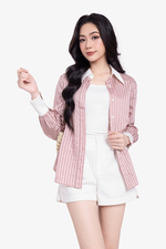 Quần short nữ màu trắng lưng thun sau