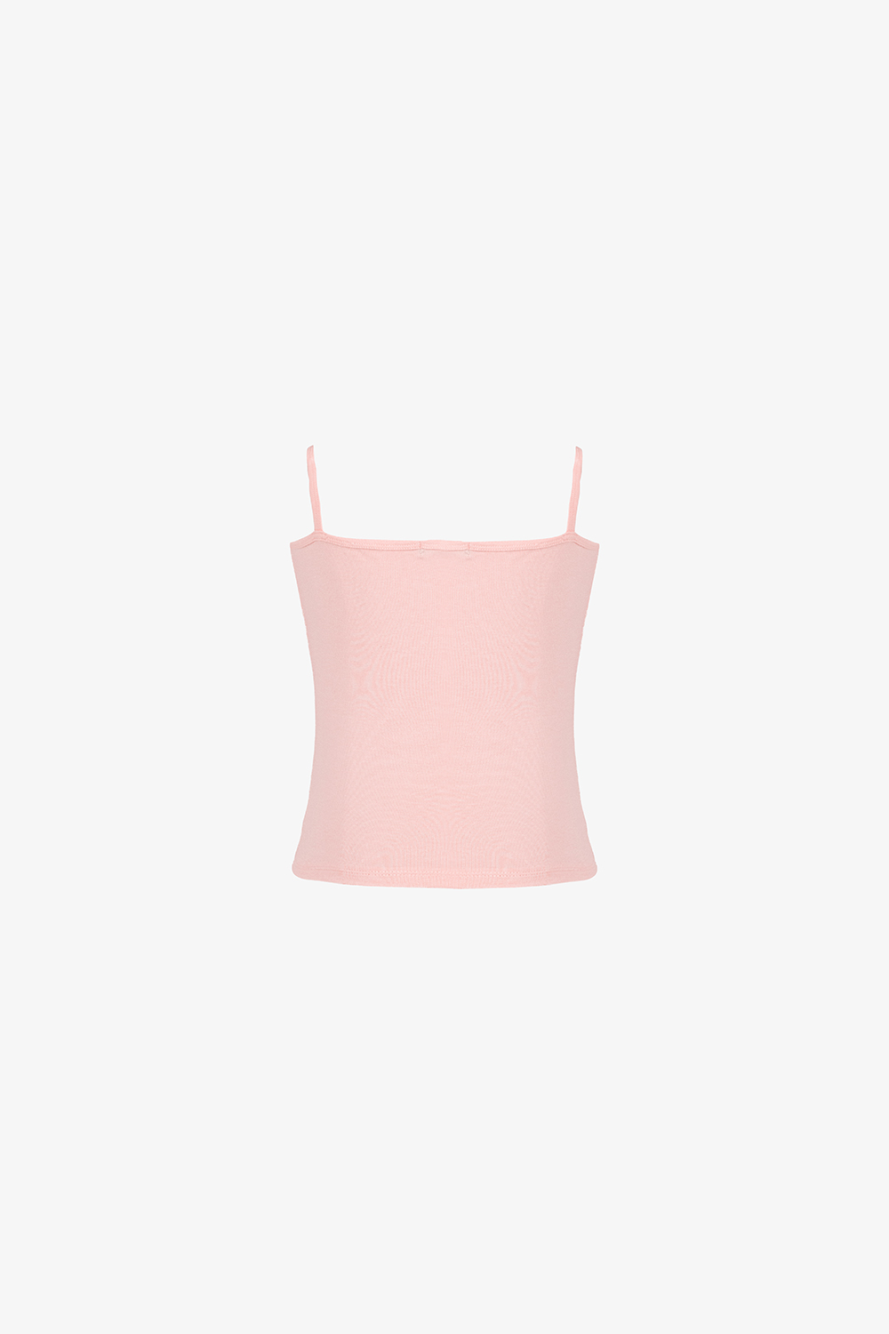 Áo hai dây nữ màu hồng thun cotton