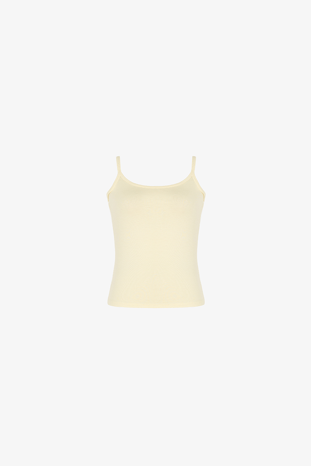 Áo hai dây nữ màu vàng thun cotton