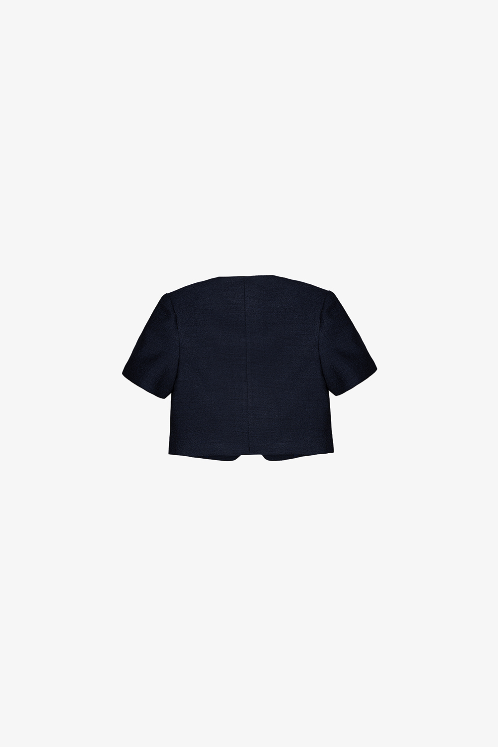 Áo tweed nữ phối nút dáng croptop
