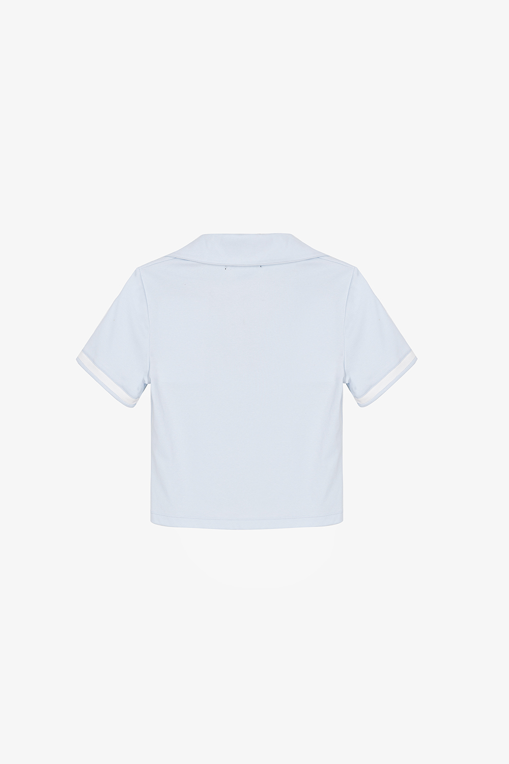 Áo thun polo màu xanh dương pastel