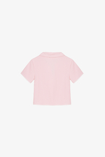 Áo thun cotton cổ polo khóa kéo