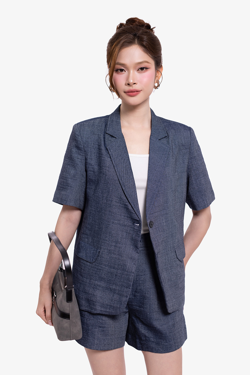Áo blazer nữ ngắn tay